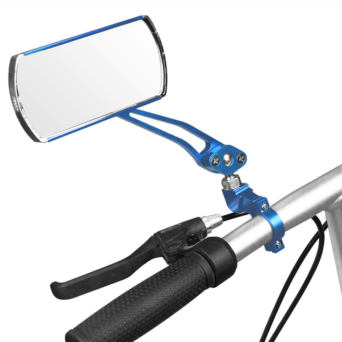 Oglinda spate pentru biciclete Oglinda retrovizoare cu ghidon reglabil flexibil pentru bicicleta de munte Viziune larga
