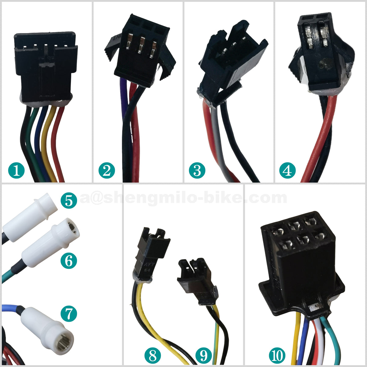 Officiële MX02SHLLMS26' 9G48V18A500-1000W controller speciaal voor de shengmilo MX02S elektrische fiets