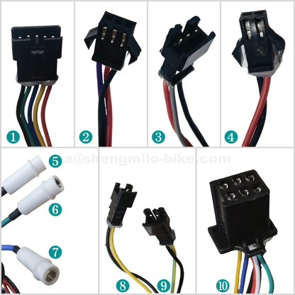 Officiële MX02SHLLMS26' 9G48V18A500-1000W controller speciaal voor de shengmilo MX02S elektrische fiets